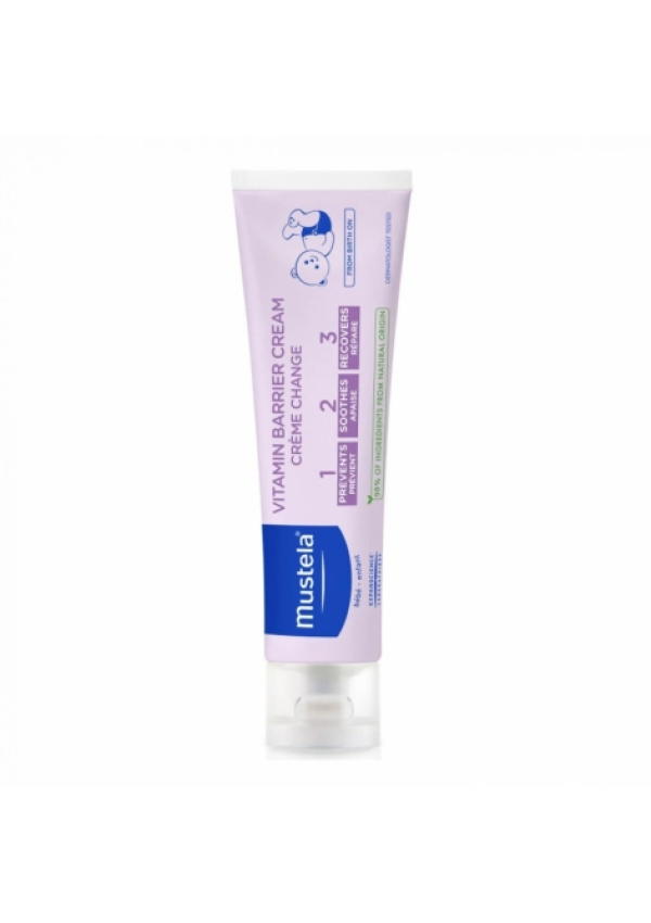 Mustela Вітамінізований захисний крем під підгузок, 1,2,3, 50ml