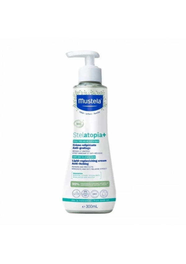 Mustela Крем пом'якшувальний Stelatopia+ Bio 300 мл