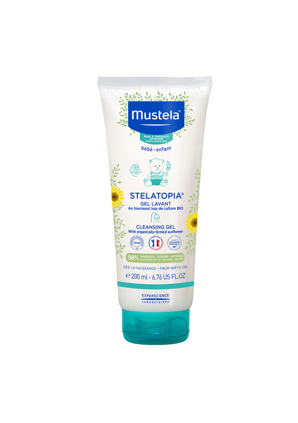Mustela Stelatopia Ніжний очищуючий гель 200 мл