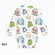Боді Kimono з довгим рукавом для немовлят з принтом на вибір My little pie
