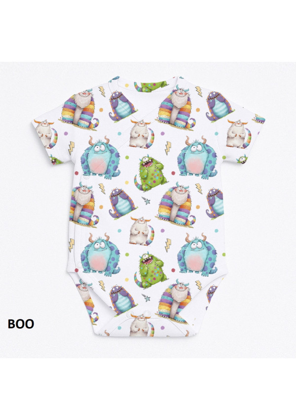 Боді Kimono з кортким рукавом для немовлят з принтом на вибір My little pie