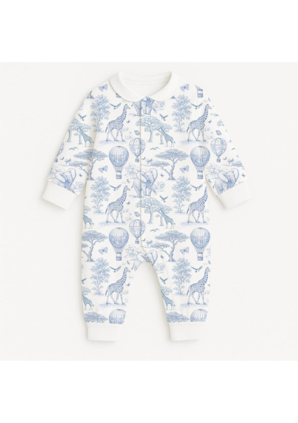 Ромпер My little pie BLUE TOILE AFRICA