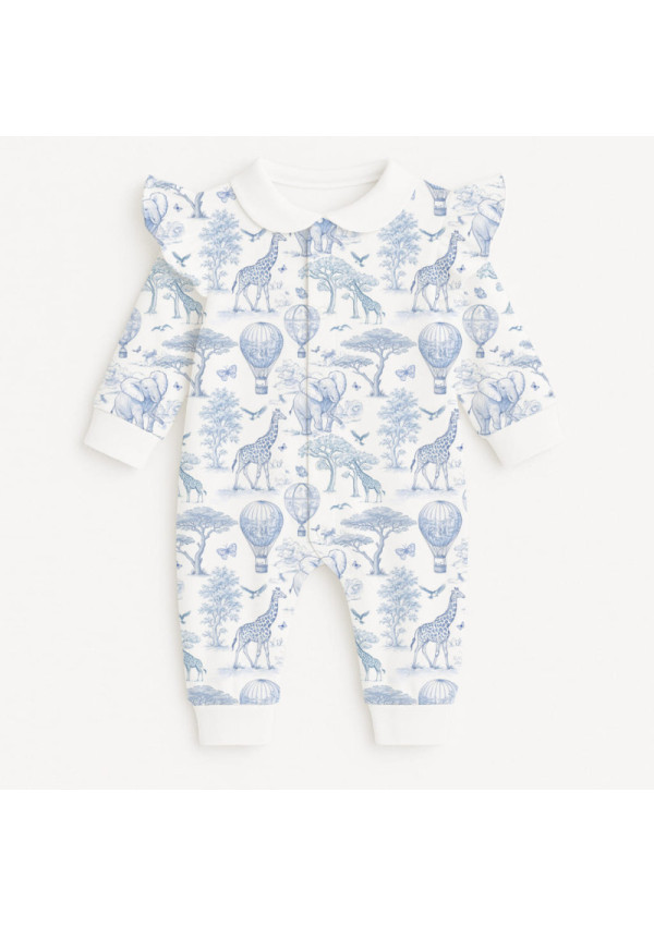 Ромпер My little pie BLUE TOILE AFRICA