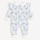Ромпер My little pie BLUE TOILE AFRICA