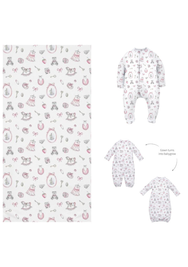 Дитячий комбінезон My Little Pie DELICATE PINK