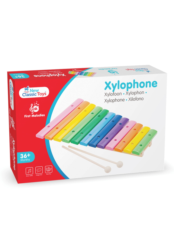 Дитячий ксилофон, New Classic Toys, дерев'яний, 12 тактів