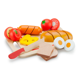 Ігровий набір New Classic Toys "Сніданок" (10 предметів)