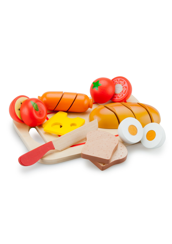Ігровий набір New Classic Toys "Сніданок" (10 предметів)
