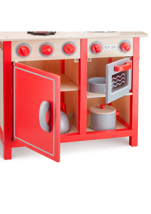 Іграшкова кухня Bon Appetit DeLuxe RED New Classic Toys