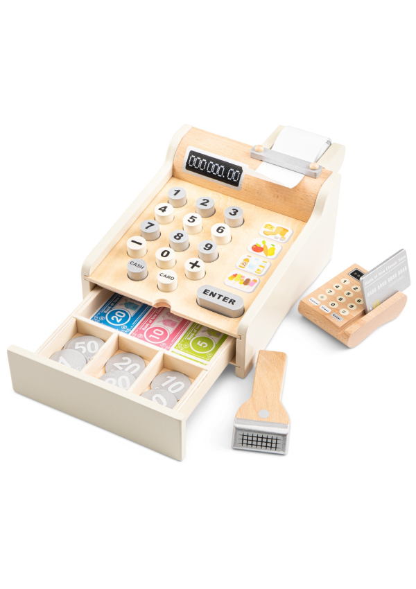 Касовий апарат, New Classic Toys, з монетами та кредитною карткою