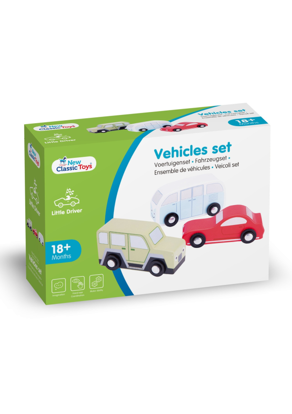 Набір транспортних засобів Автомобілі New Classic Toys, 3 шт.