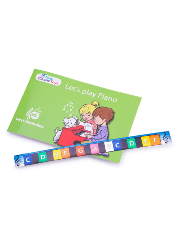 Музичний інструмент New Classic Toys Піаніно 18 клавіш червоне