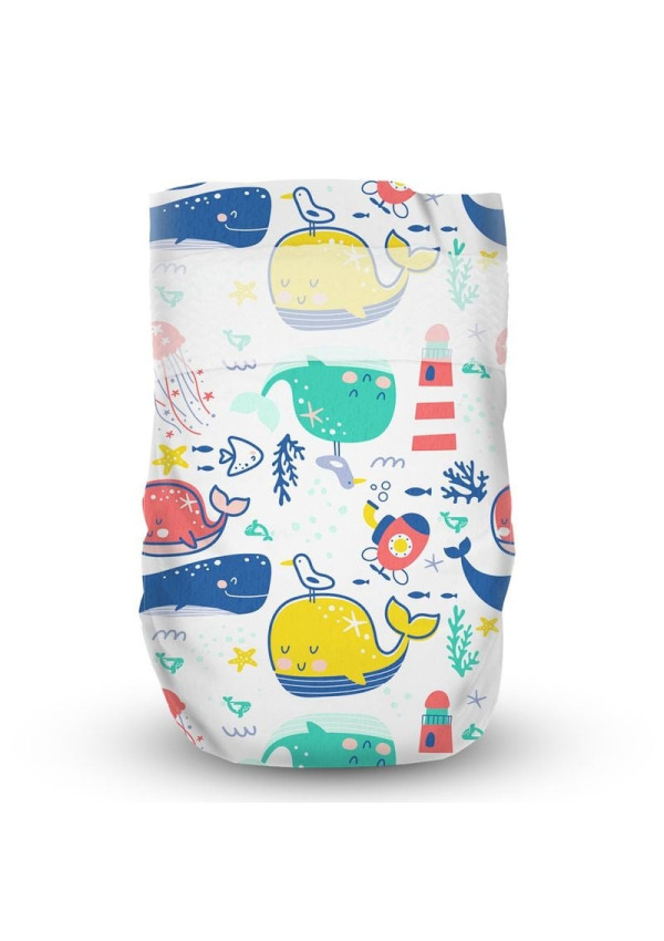 Підгузки Offspring Willy the Whale, розмір L, 9-13 кг, 36 шт.