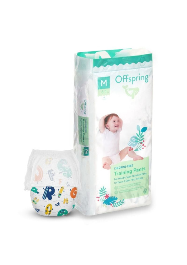 Підгузки-трусики Offspring ABC Dance, розмір M, 6-11 кг, 42 шт.