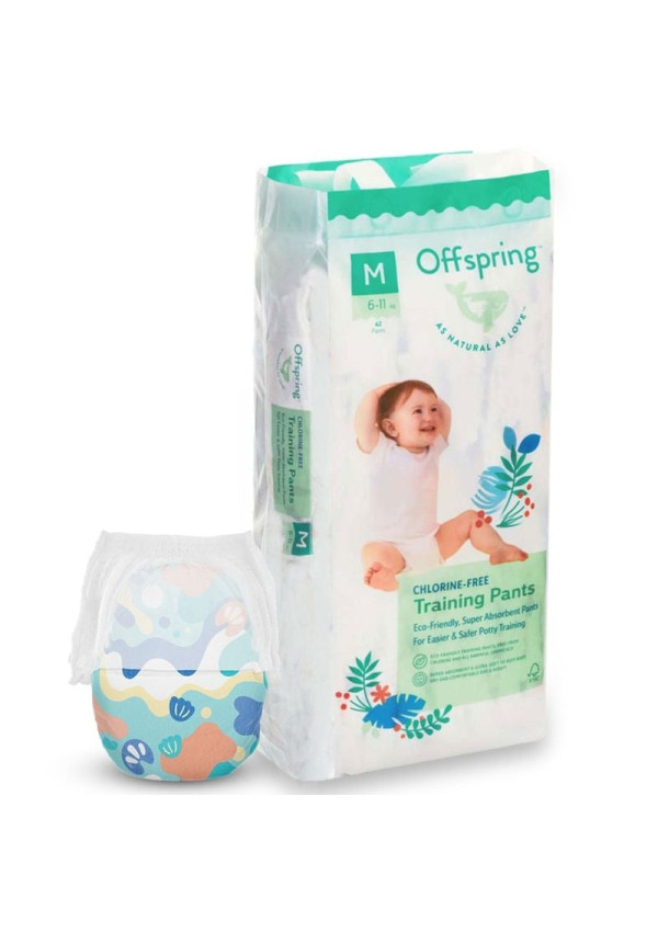 Підгузки-трусики Offspring Aquatic, розмір M, 6-11 кг, 42 шт.
