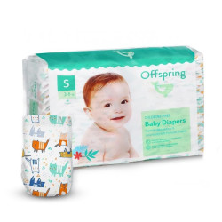 Підгузки Offspring Meow The Cat, розмір S, 3-6 кг, 48 шт.