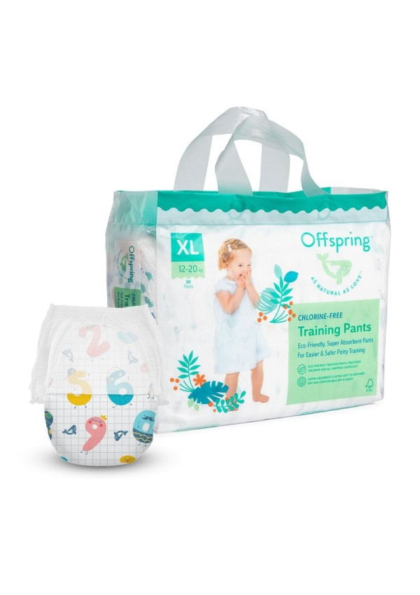 Підгузки-трусики Offspring Fun Figures, розмір XL, 12-20 кг, 30 шт.