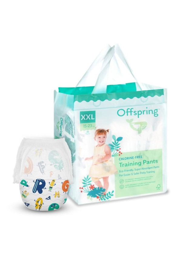 Підгузки-трусики Offspring ABC Dance, розмір XXL, 15-23 кг, 24 шт.
