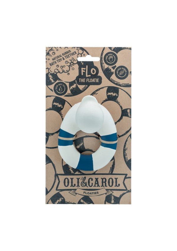 Oli&Carol Іграшка-прорізувач Морське каченя, колір синій