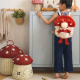 Olliella Дитячий рюкзак Hopalong Mushroom: Червоний гриб