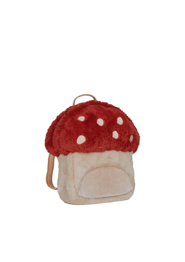 Olliella Дитячий рюкзак Hopalong Mushroom: Червоний гриб