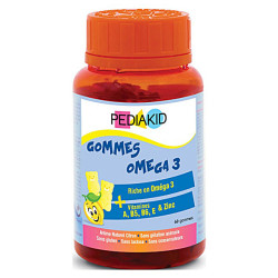 Натуральні ведмежуйки Омега-3 PEDIAKID GOMMES OMEGA 3, 60 ведмедиків