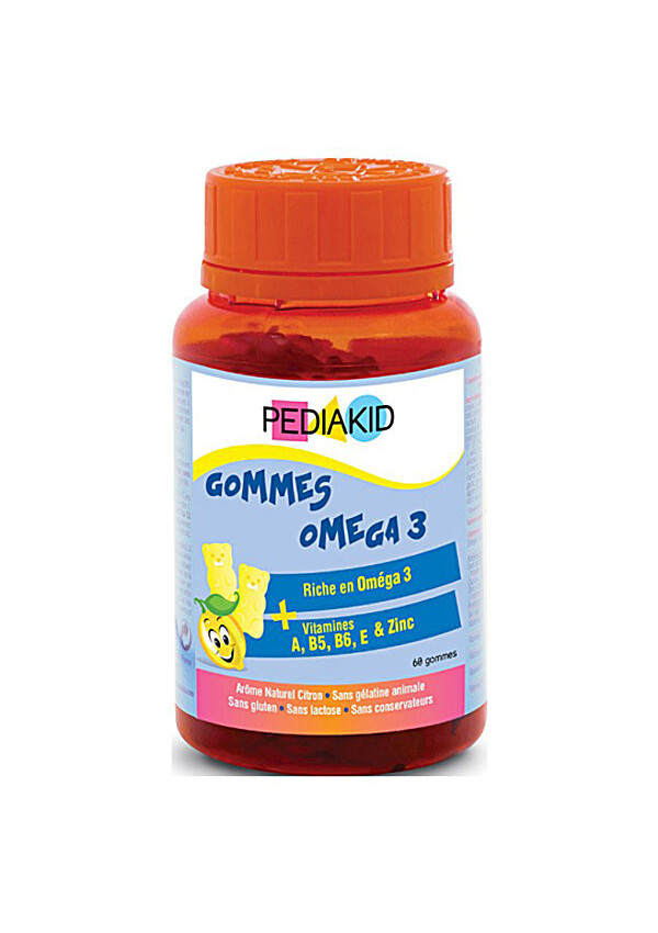 Натуральні ведмежуйки Омега-3 PEDIAKID GOMMES OMEGA 3, 60 ведмедиків