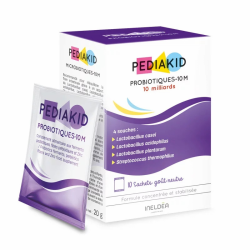 PEDIAKID Саше ПРОБІОТИКИ-10М / PROBIOTIQUES-10M, 10 пакетиків-саше - для імунітету та відновлення мікрофлори кишечника