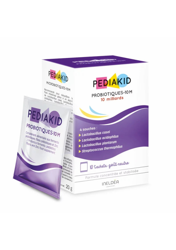 PEDIAKID Саше ПРОБІОТИКИ-10М / PROBIOTIQUES-10M, 10 пакетиків-саше - для імунітету та відновлення мікрофлори кишечника