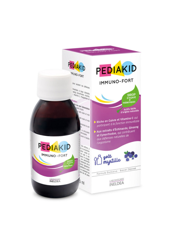 Натуральний питний засіб імунно-зміцнюючий PEDIAKID IMMUNO-FORT 125 мл