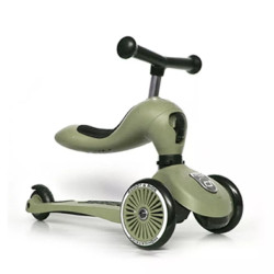 Самокат Scoot and Ride серії Highwaykick-1 оливковий, 1-5 років