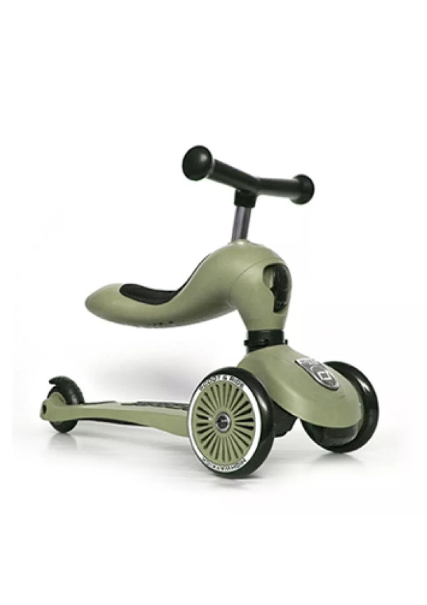 Самокат Scoot and Ride серії Highwaykick-1 оливковий, 1-5 років