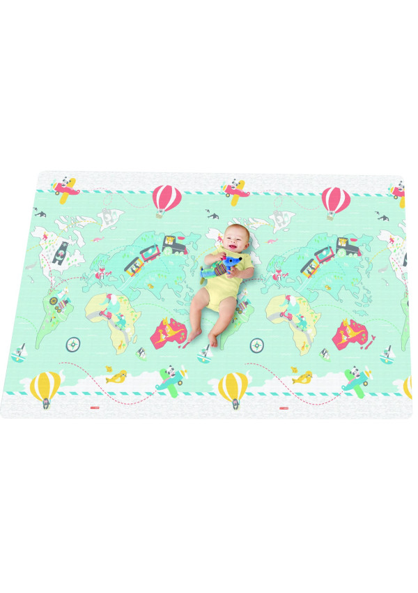 SKIP HOP Килим ігровий двосторонній Маленькі мандрівники