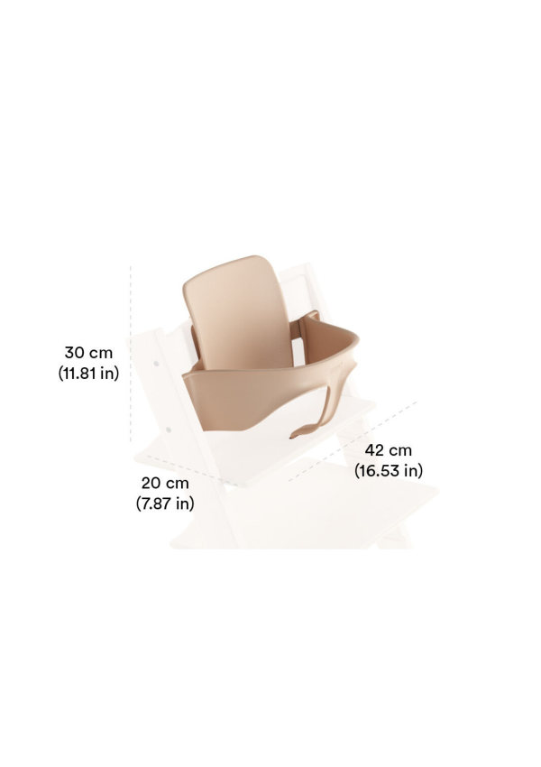 Stokke Спинка з обмежувачем Tripp Trapp Baby Set White