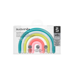 Прорізувач Suavinex силіконовий з бульбашками/мультиколір