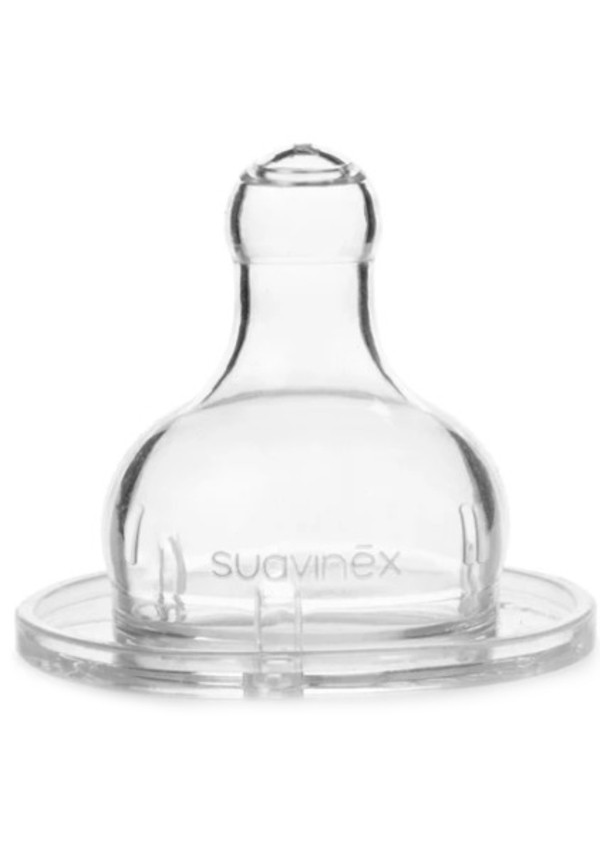 SUAVINEX Соска круглої форми для густої їжі +4 місяці