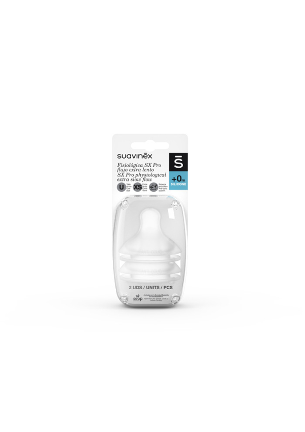SUAVINEX Соска силіконова фізіологічна XS потік (2 шт.)