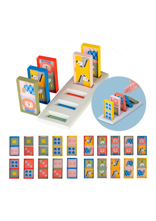 Розвиваюча гра колекції Савана" – Моє перше доміно" Taf Toys