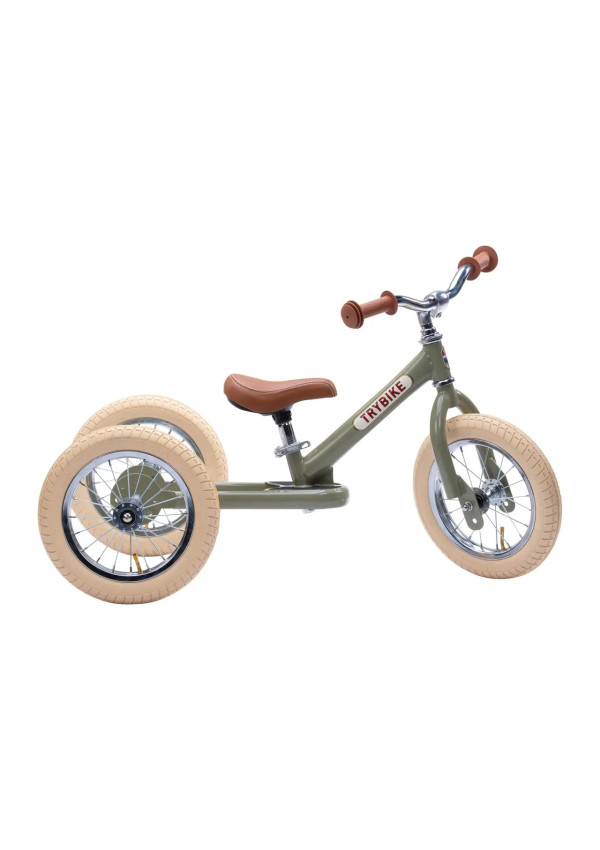 Біговел Trybike триколісний Оливковий