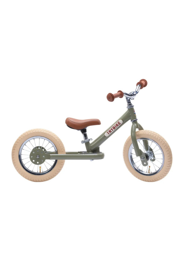 Біговел Trybike двоколісний Оливковий
