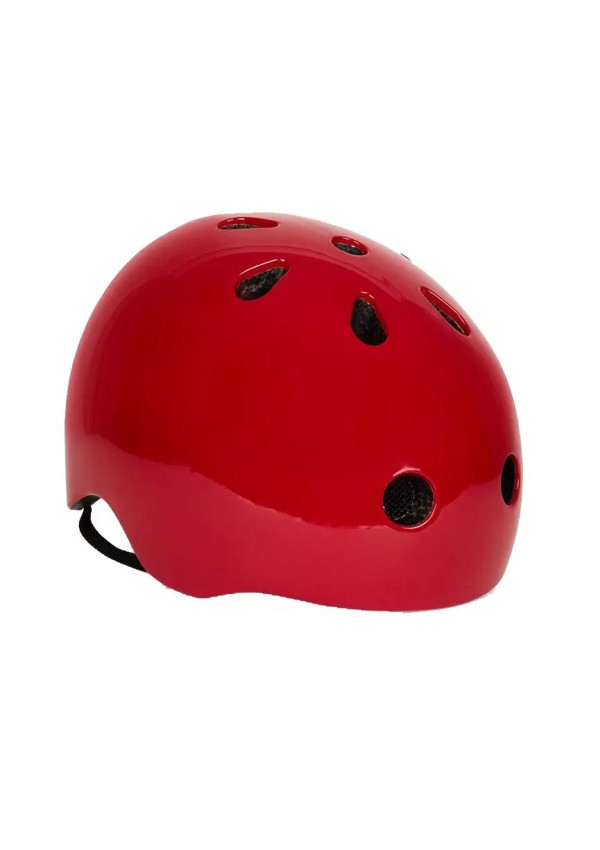 Велосипедний шолом Trybike 44 - 51см рубіновий