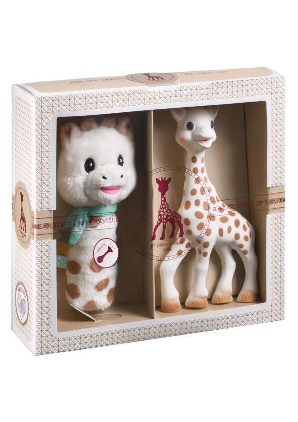 Подарунковий набір для новонародженого з пищалкою Жирафа Софі, Sophie la girafe (Vulli)