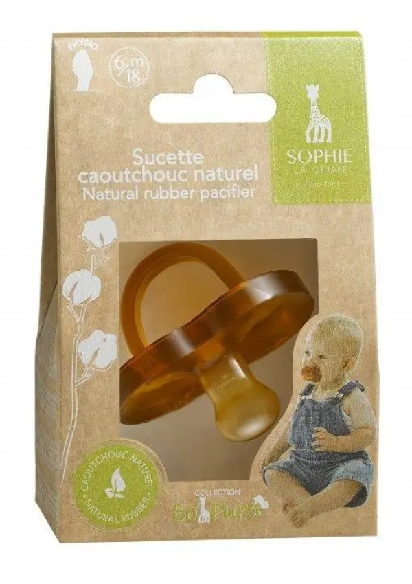 Пустушка Жирафа Софі SO PURE Vulli 6-12 міс