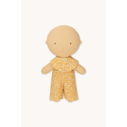 GOMMU Набір одягу YELLOW FLOWERS Pant & Bib Кремовий/Гірчичний