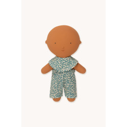 GOMMU Набір одягу GREEN FLOWERS Pant & Bib Зелений/Пісочний