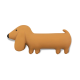 GOMMU Іграшка з натурального каучуку MINI DOG Сієна