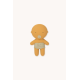 GOMMU Міні-пупс з натурального каучуку MINI BABY Персик (18 см)
