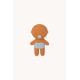 GOMMU Міні-пупс з натурального каучуку MINI BABY Мигдаль (18 см)