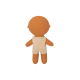 GOMMU Пупс з натурального каучуку BABY Мигдаль (31 см)