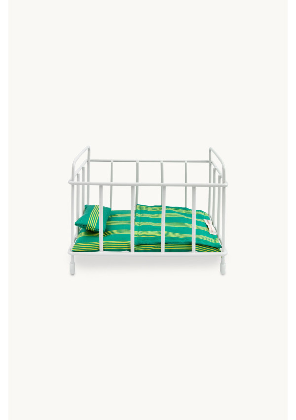 GOMMU Ліжечко POCKET STRIPED CRIB Зелене